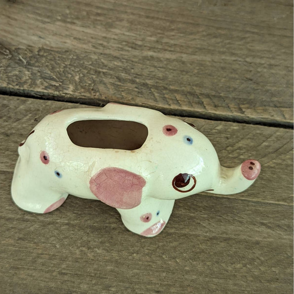 Vintage 1950s Rio Hondo Elephant Planter / Kitschy - Picture 5 of 9
